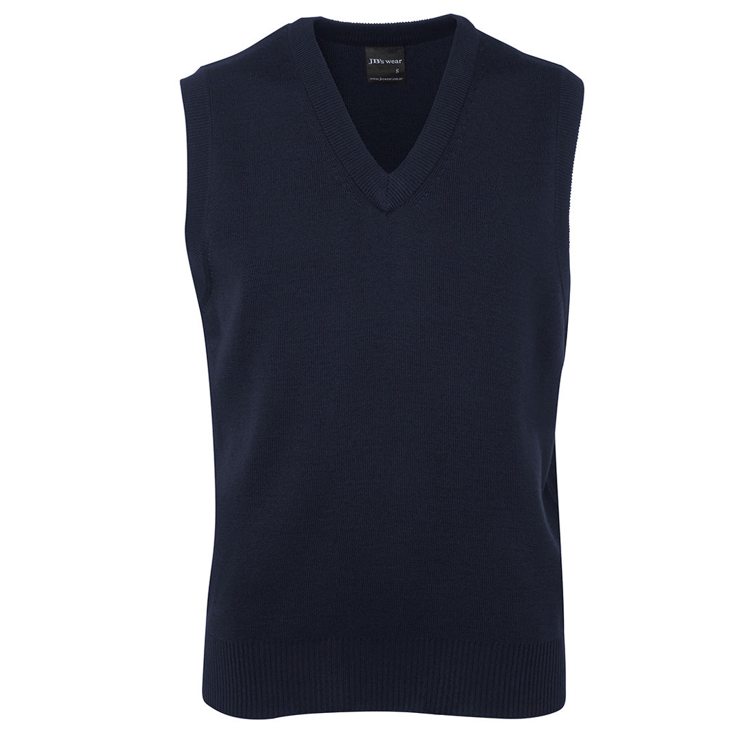 House of Uniforms The V Neck Woolmix Vest | Adults Jbs Wear Navy