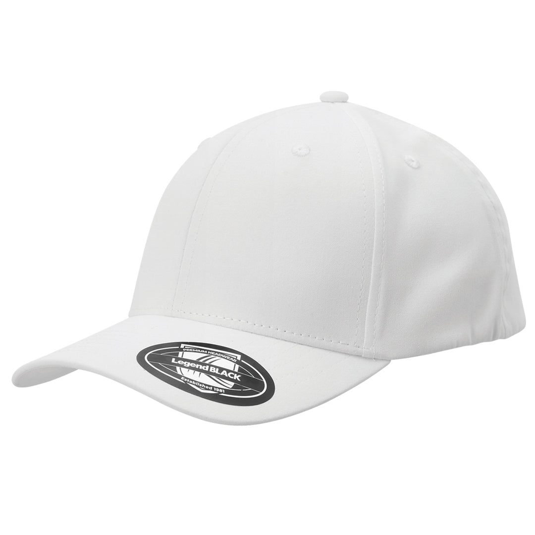 House of Uniforms The Classic Fitted Cap Legend Black White