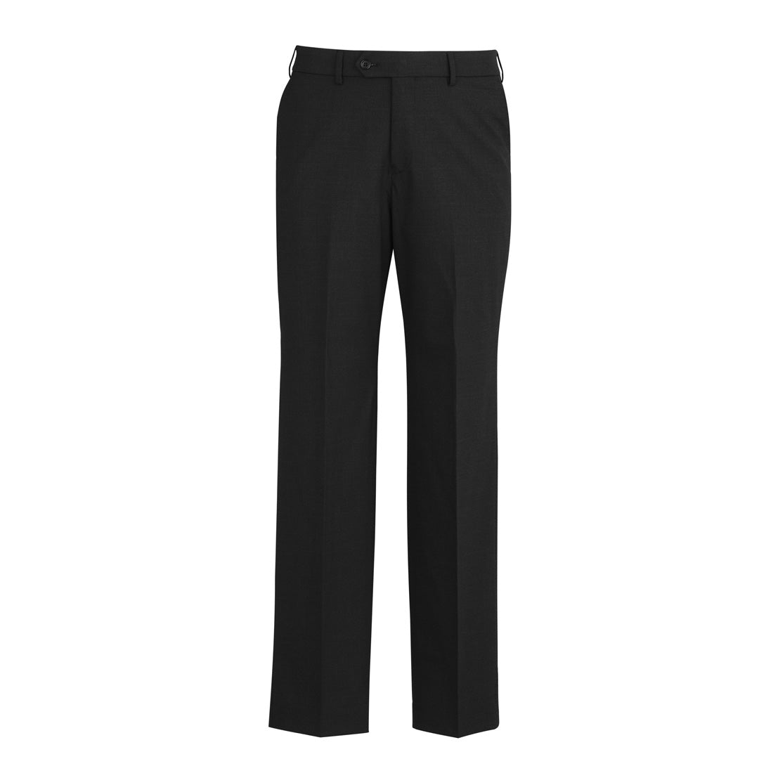 House of Uniforms The Cool Wool Adjustable Pant | Mens Biz Corporates Black