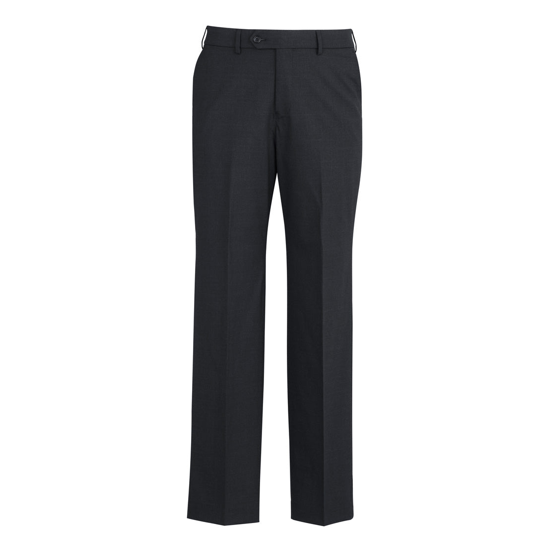 House of Uniforms The Cool Wool Adjustable Pant | Mens Biz Corporates Charcoal