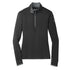 House of Uniforms The Dry Half Zip Cover Up | Ladies Nike Black/Grey