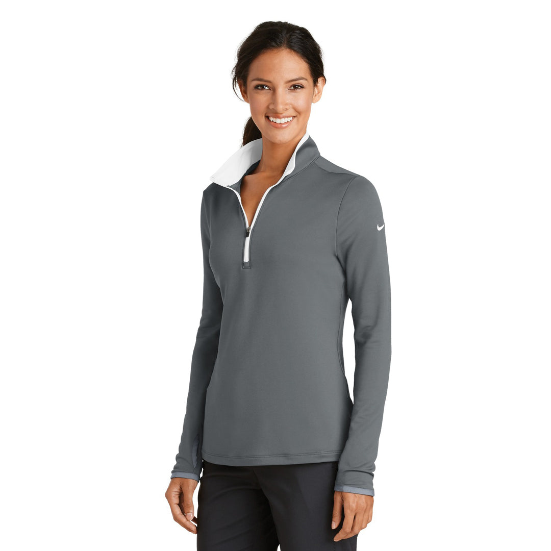 House of Uniforms The Dry Half Zip Cover Up | Ladies Nike 