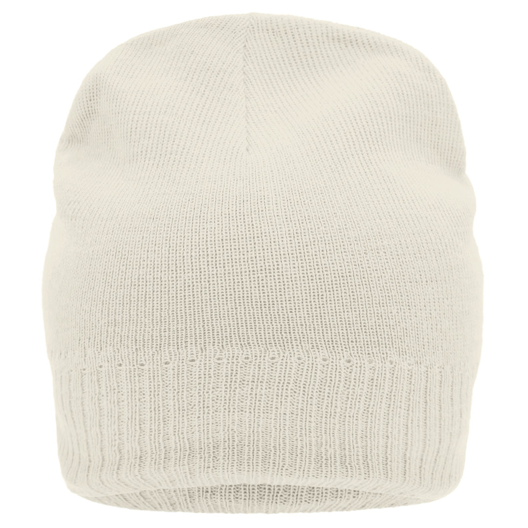 House of Uniforms The Knitted Beanie with Fleece | Unisex Myrtle Beach Cream