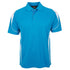 House of Uniforms The Bell Polo | Mens | Short Sleeve Jbs Wear Aqua/White