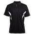 House of Uniforms The Cool Polo | Dark Colours | Short Sleeve | Adults Jbs Wear Black/Charcoal