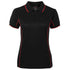 House of Uniforms The Piping Polo | Short Sleeve | Black Base | Ladies Jbs Wear