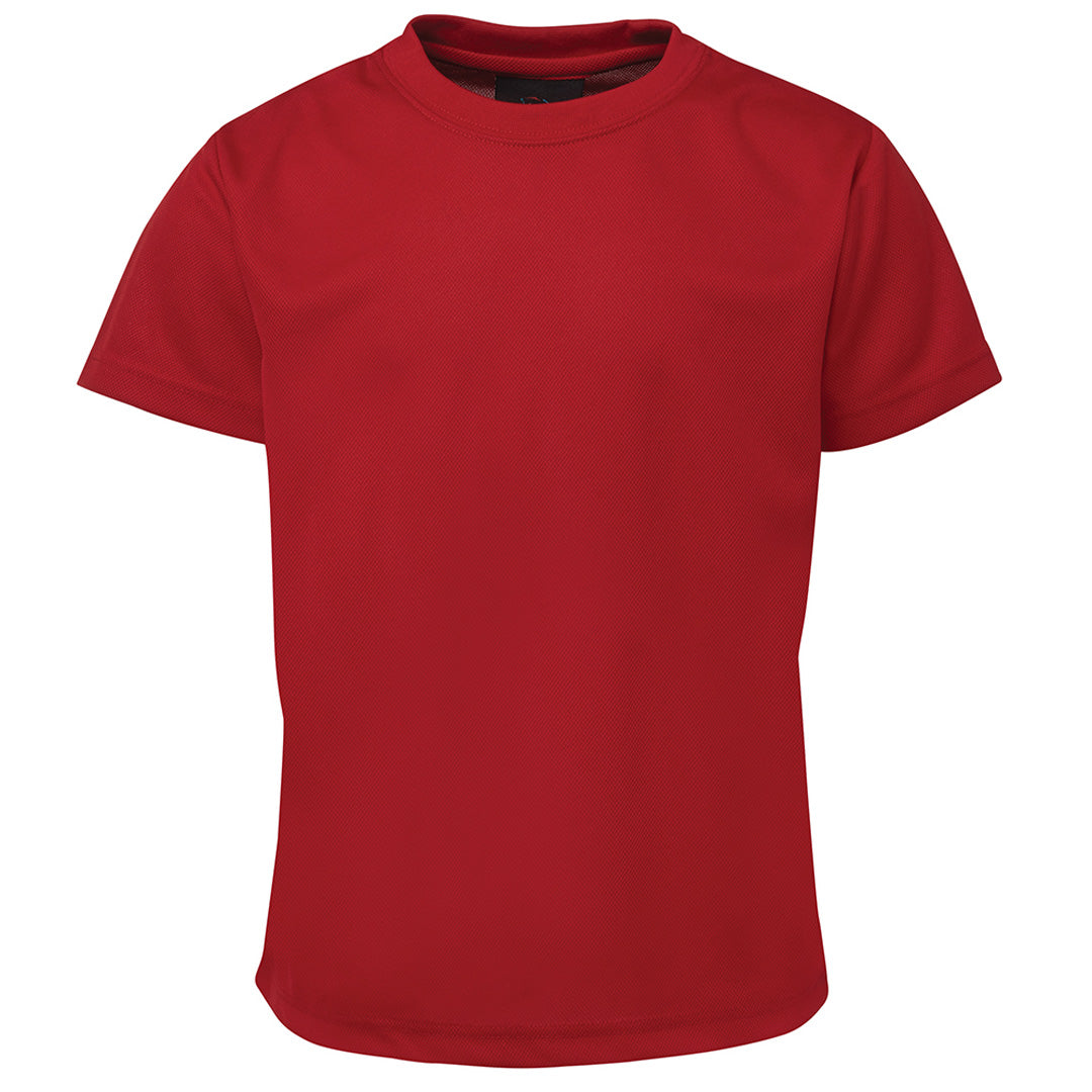 House of Uniforms The Poly Tee | Kids | Short Sleeve Jbs Wear Red