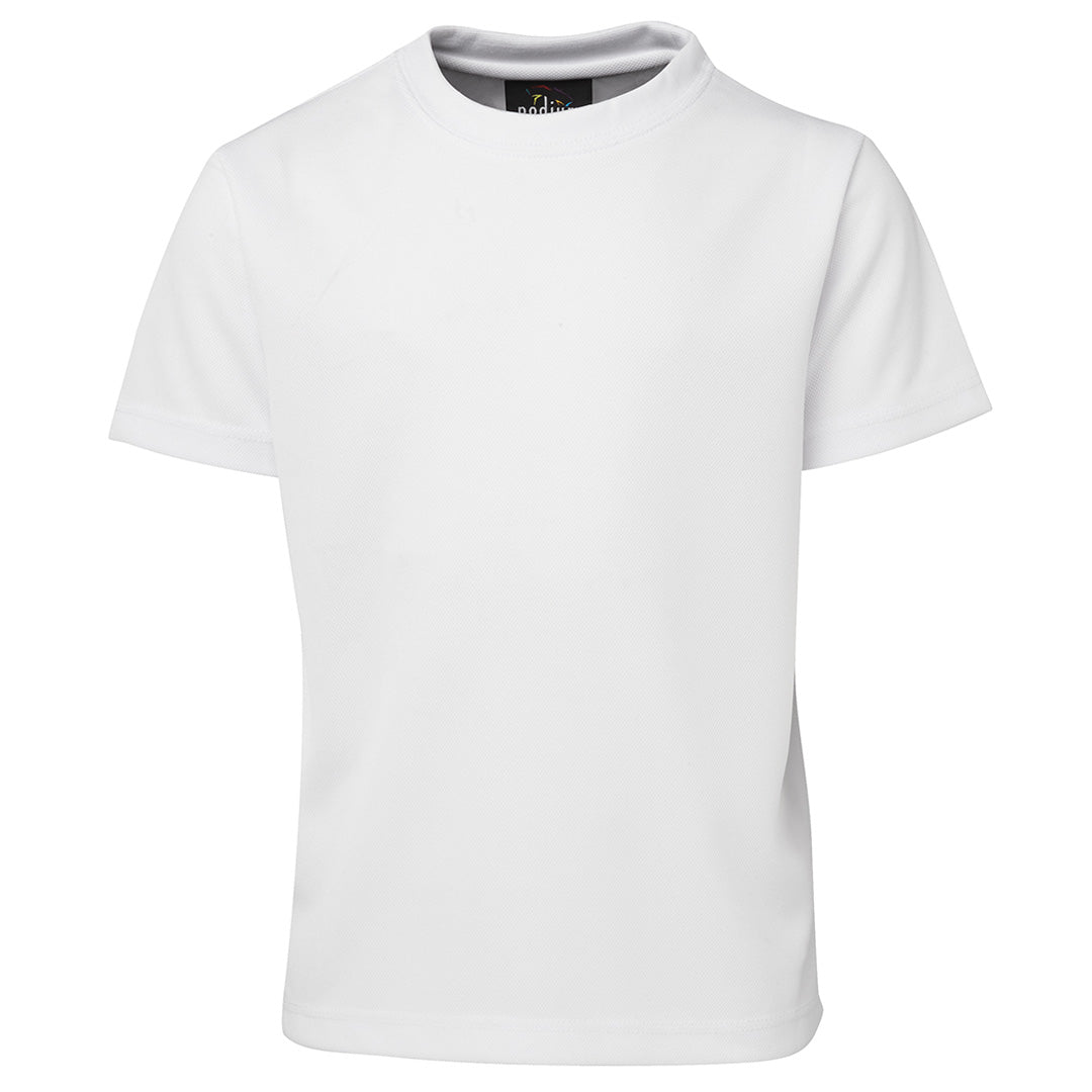 House of Uniforms The Poly Tee | Kids | Short Sleeve Jbs Wear White