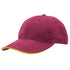 House of Uniforms The Premium Sandwich Cap | Adults Legend Maroon/Gold