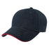 House of Uniforms The Premium Sandwich Cap | Adults Legend Navy/Red