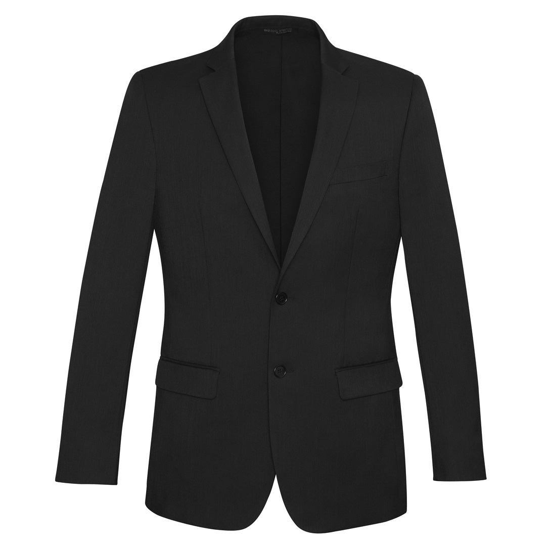House of Uniforms The Cool Stretch Slimline Jacket | Mens Biz Corporates Black
