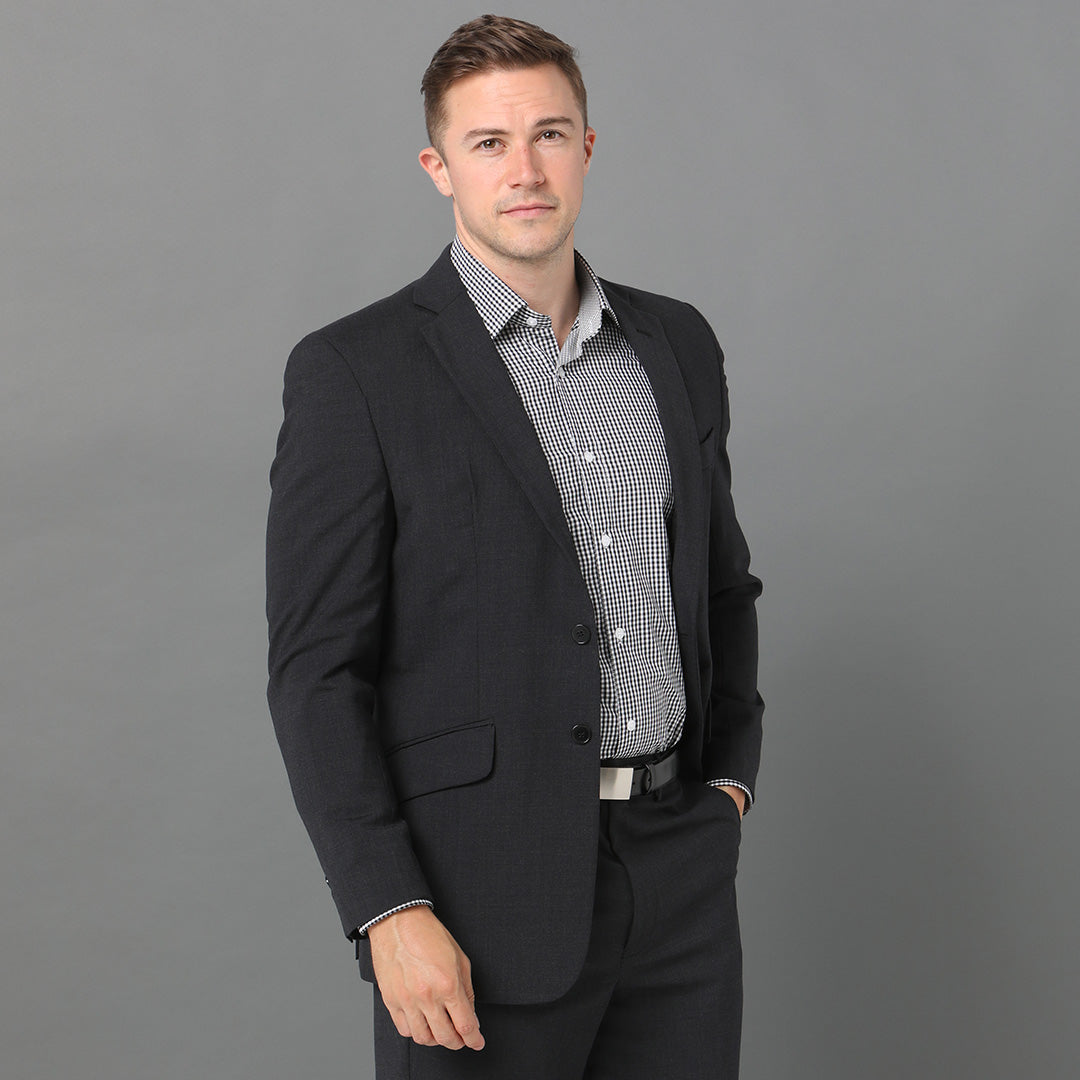 House of Uniforms The 2 Button Slim Cut Suit Jacket | Wool | Mens LSJ Collection