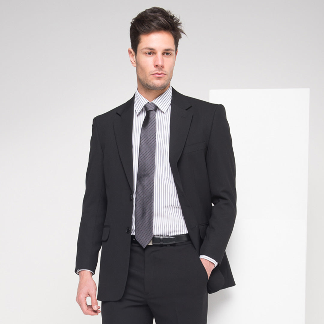 House of Uniforms The 2 Button Classic Cut Suit Jacket | Micro Fibre | Mens LSJ Collection
