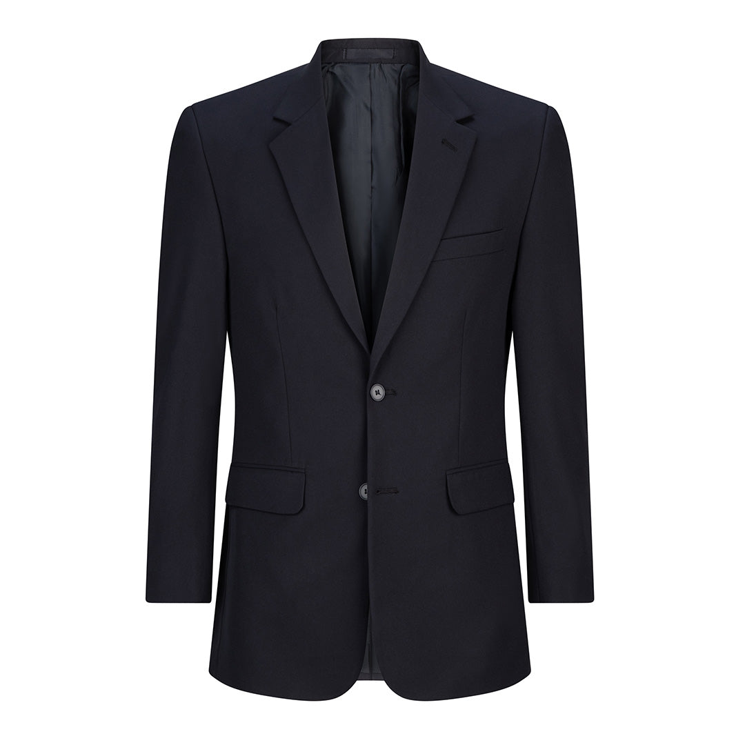 House of Uniforms The 2 Button Classic Cut Suit Jacket | Micro Fibre | Mens LSJ Collection Navy