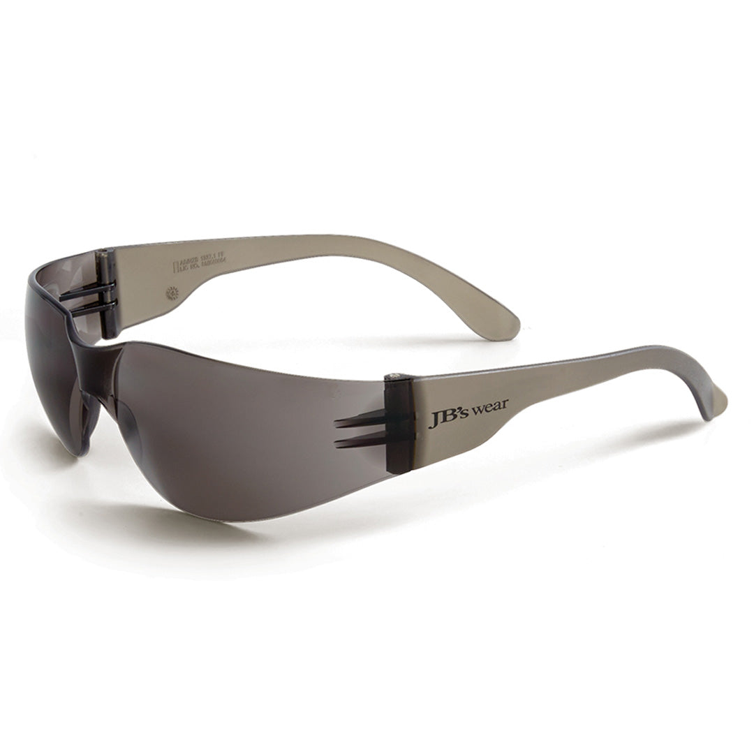 House of Uniforms The Eye Saver Safety Spec | 12 Piece Pack Jbs Wear Smoke Grey