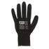 House of Uniforms The Premium Breathable Nitrile Glove | Adults | 12 Pack Jbs Wear Black