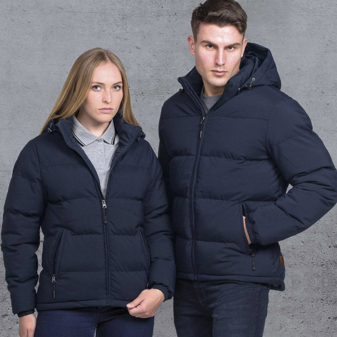 House of Uniforms The Terrain Puffa Jacket | Unisex Smpli Navy