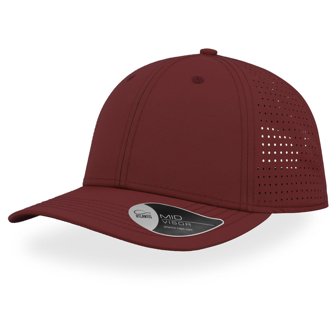 House of Uniforms The Breezy Cap | Atlantis Atlantis Headwear Burgundy