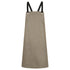 House of Uniforms The Brooklyn Apron | Cross Back Identitee Walnut with Black Strap