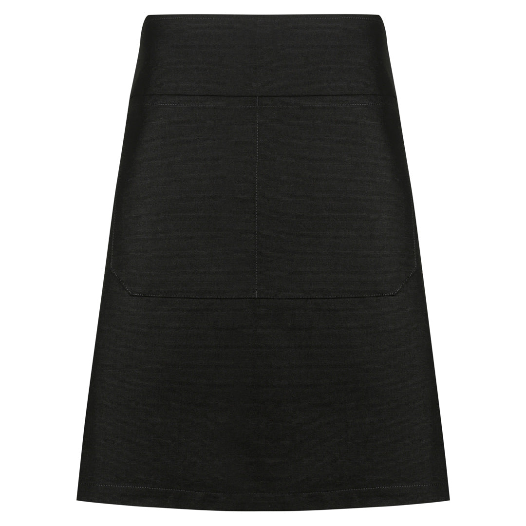 House of Uniforms The Jimmy Apron | Waist Identitee Black with Black Strap