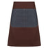 House of Uniforms The Jimmy Apron | Waist Identitee Chocolate/Denim with Chocolate Strap