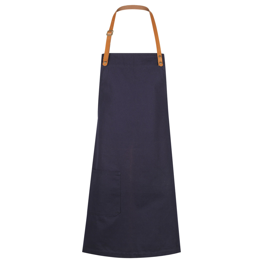 House of Uniforms The Luca Apron | Bib Identitee Navy