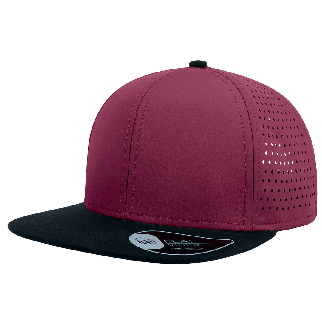 House of Uniforms The Bank Cap | Atlantis Atlantis Headwear Burgundy/Black