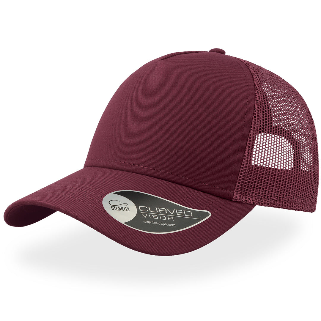 House of Uniforms The Rapper Cotton Cap | Atlantis Atlantis Headwear Burgundy