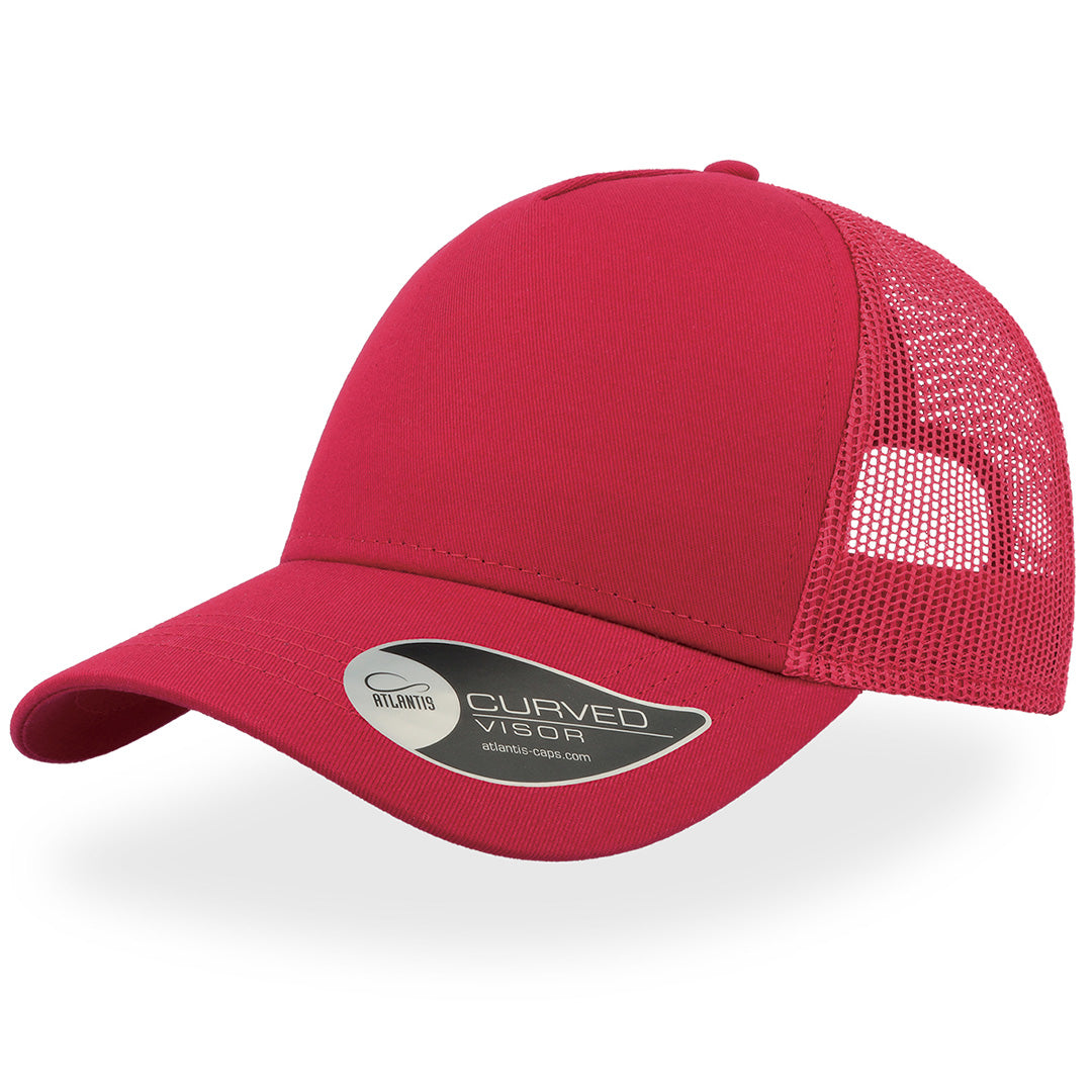 House of Uniforms The Rapper Cotton Cap | Atlantis Atlantis Headwear Red