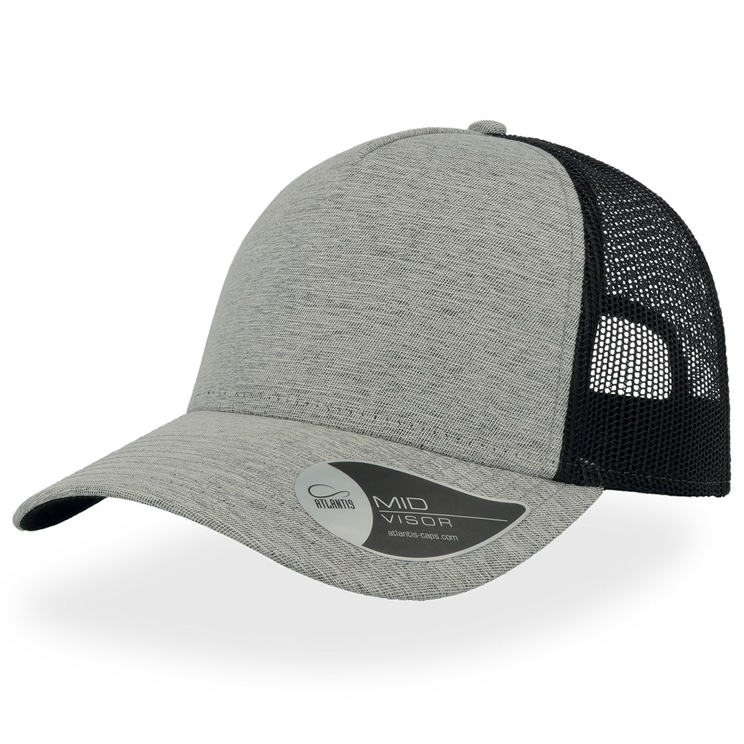 House of Uniforms The Rapper Melange Cap | Atlantis Atlantis Headwear Light Grey