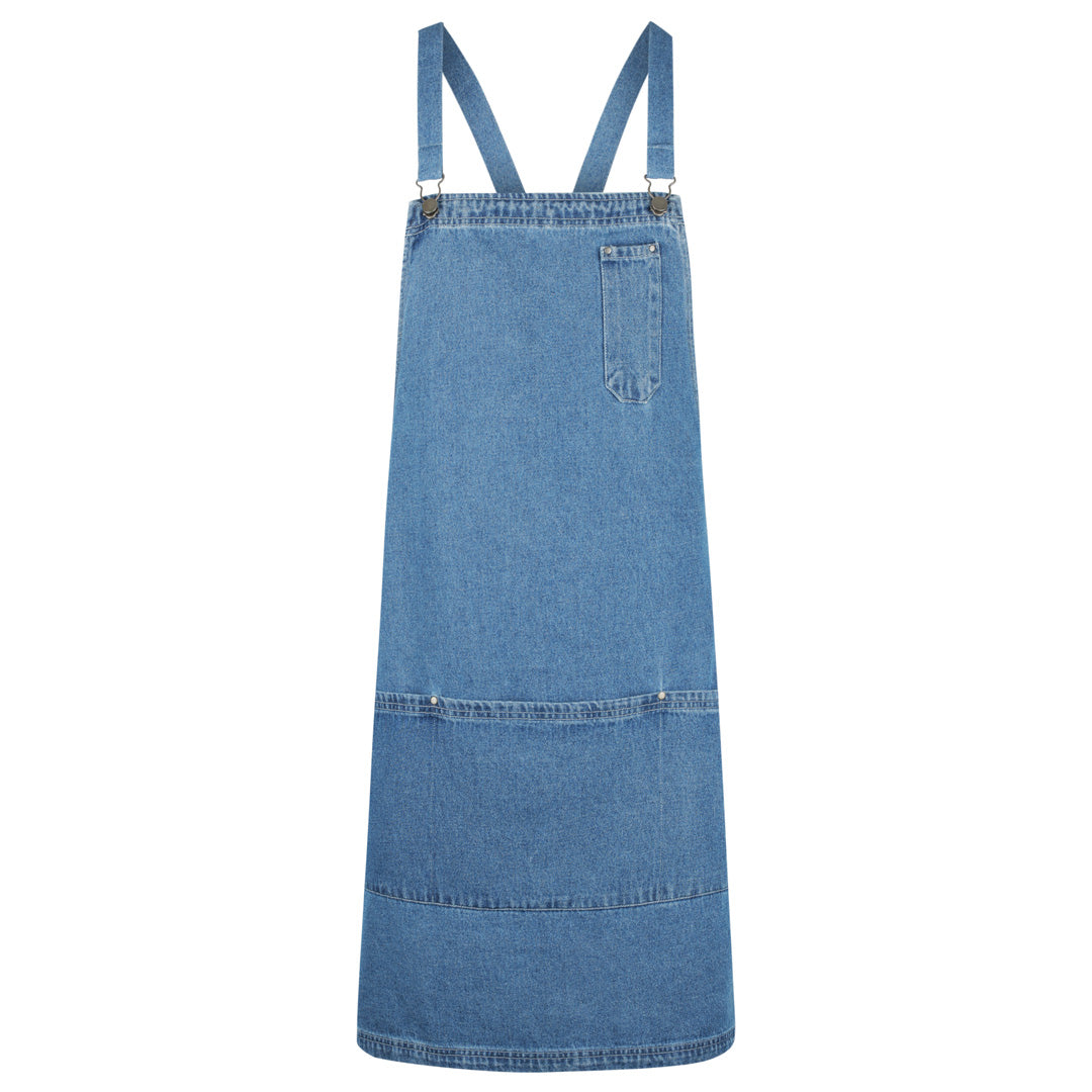 House of Uniforms The Louie Apron | Cross Back Identitee Vintage Denim