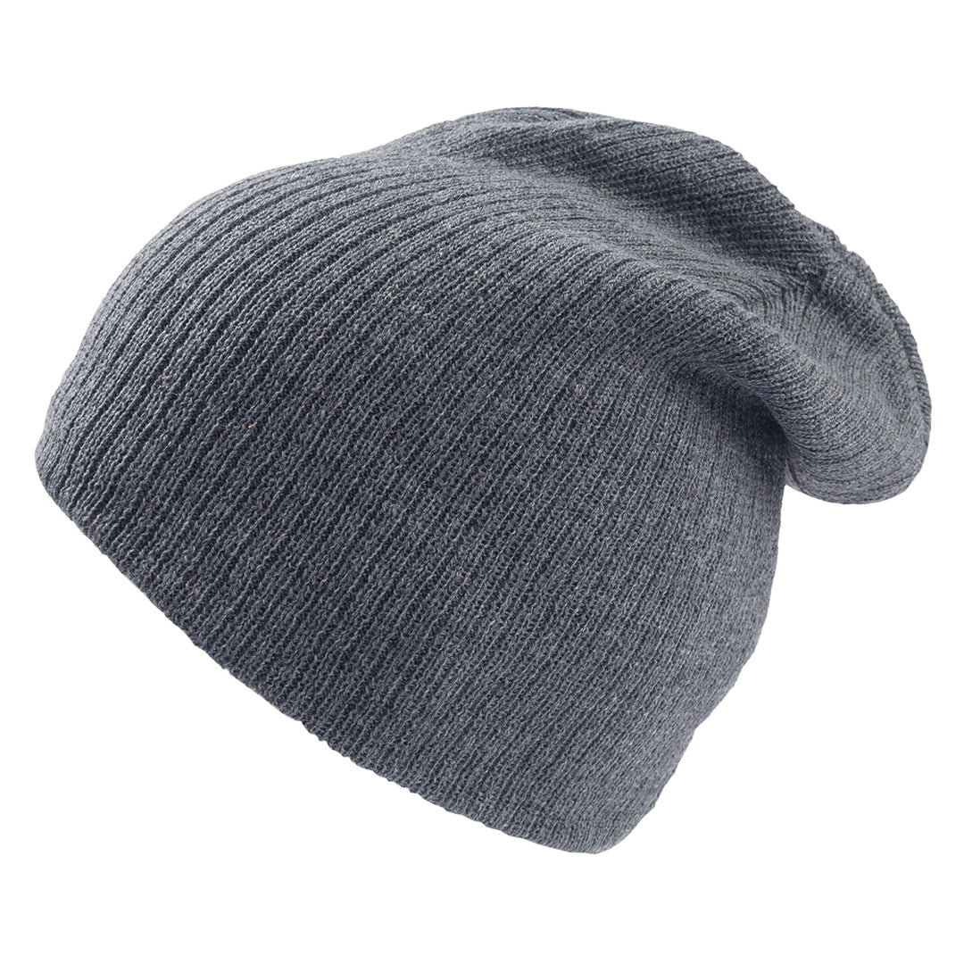 House of Uniforms The Brad Beanie | Atlantis Atlantis Headwear Grey Melange