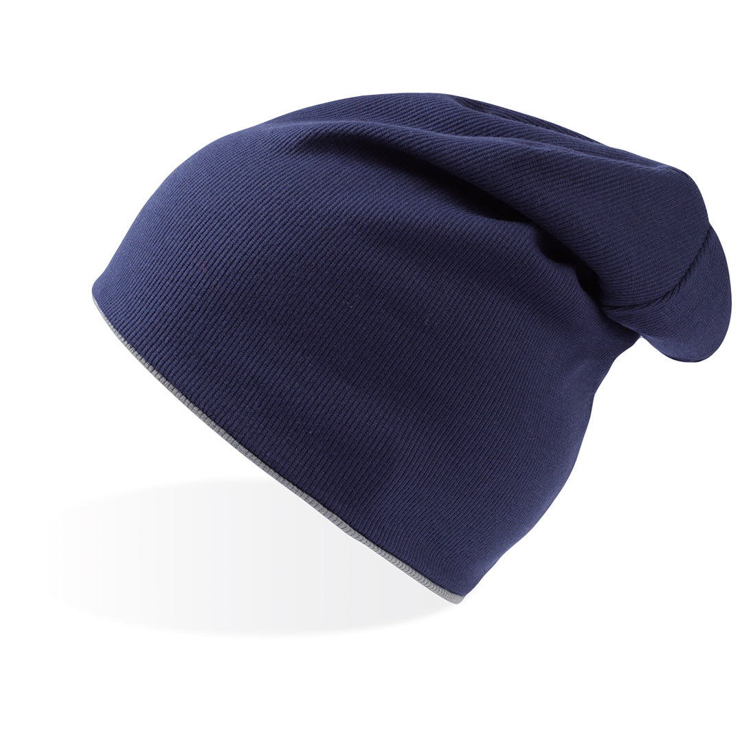 House of Uniforms The Extreme Beanie | Atlantis Atlantis Headwear Navy/Grey