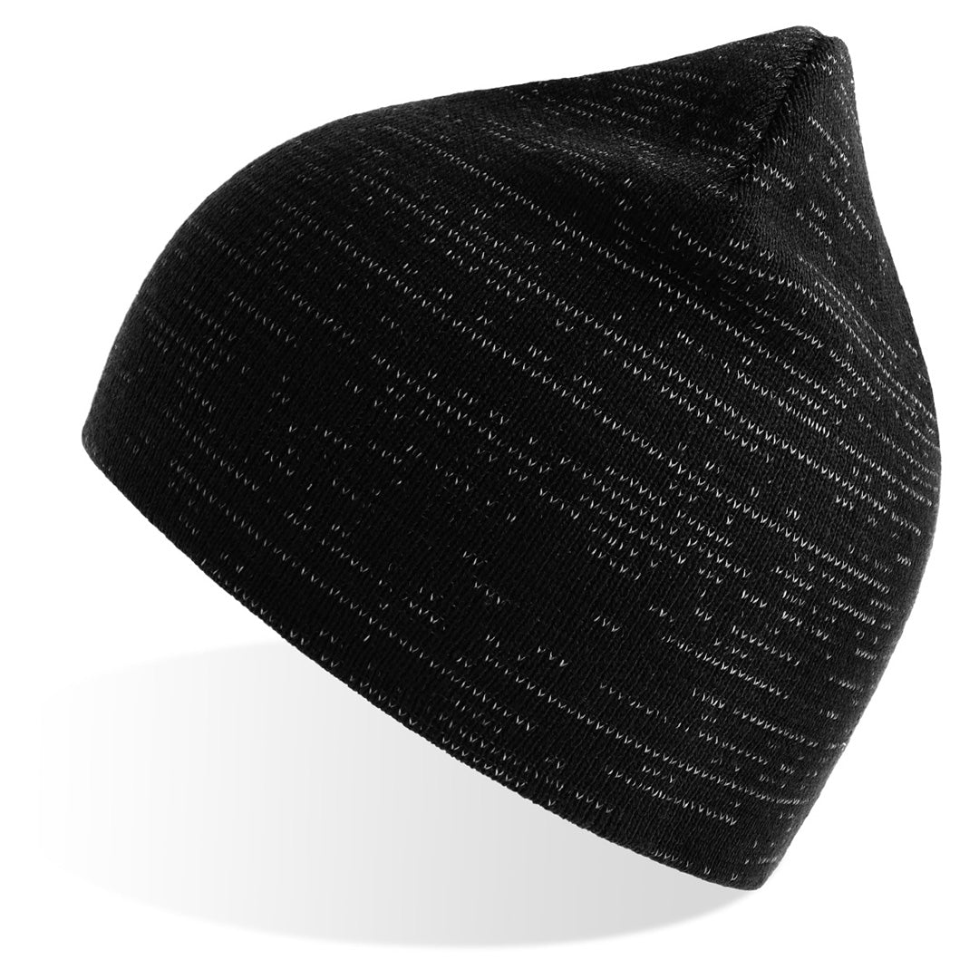 House of Uniforms The Shine Beanie | Adults Atlantis Headwear Black