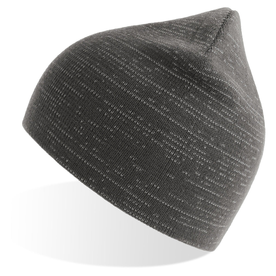 House of Uniforms The Shine Beanie | Adults Atlantis Headwear Grey