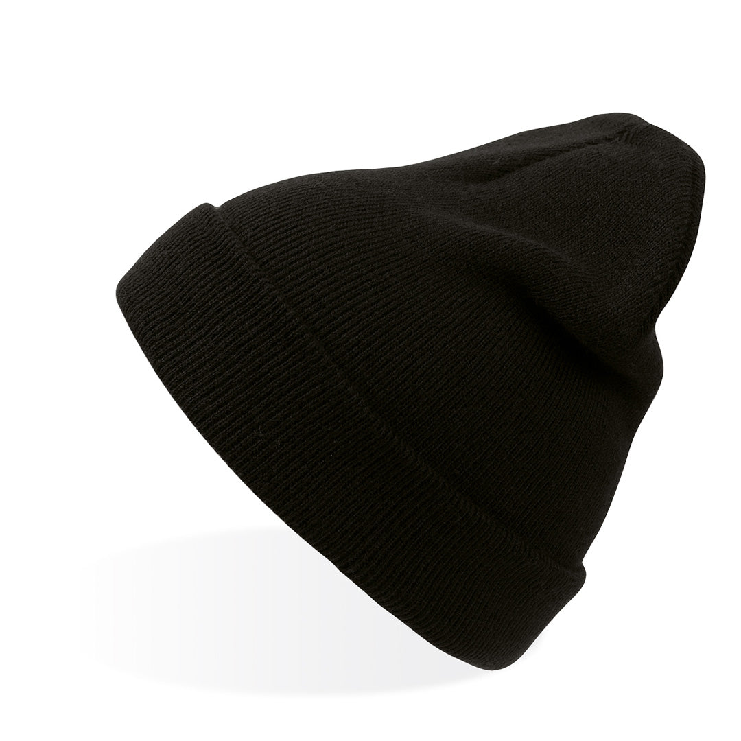 House of Uniforms The Wind Beanie | Atlantis | Adults Atlantis Headwear Black