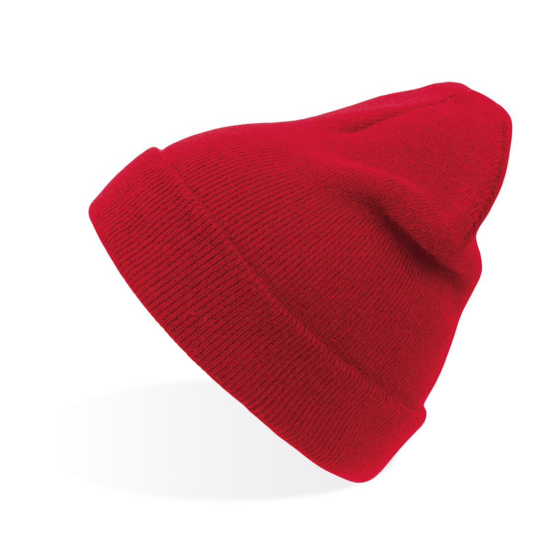 House of Uniforms The Wind Beanie | Atlantis | Adults Atlantis Headwear Red