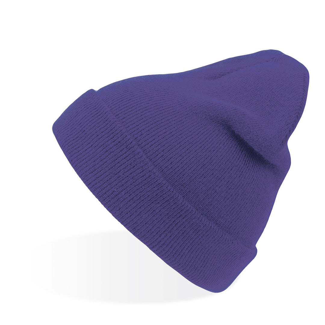House of Uniforms The Wind Beanie | Atlantis | Adults Atlantis Headwear Violet