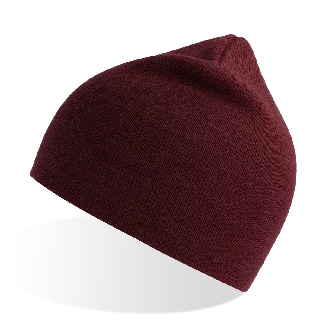 House of Uniforms The Holly Beanie | Atlantis Atlantis Headwear Burgundy Marle