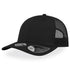 House of Uniforms The Recy Three Cap | Atlantis Atlantis Headwear Black