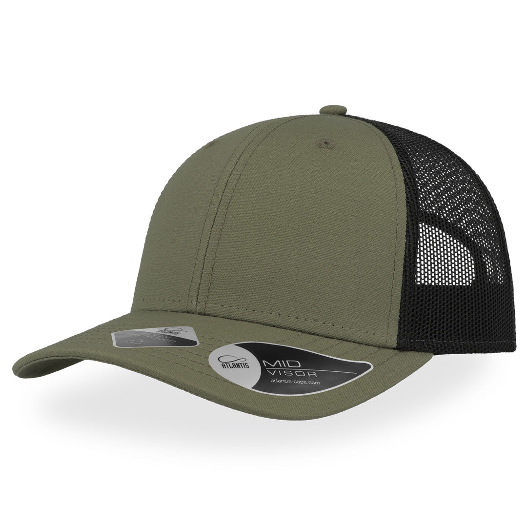 House of Uniforms The Recy Three Cap | Atlantis Atlantis Headwear Olive