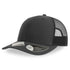 House of Uniforms The Bryce Recycled Trucker Cap | Atlantis Atlantis Headwear Dark Grey/Black
