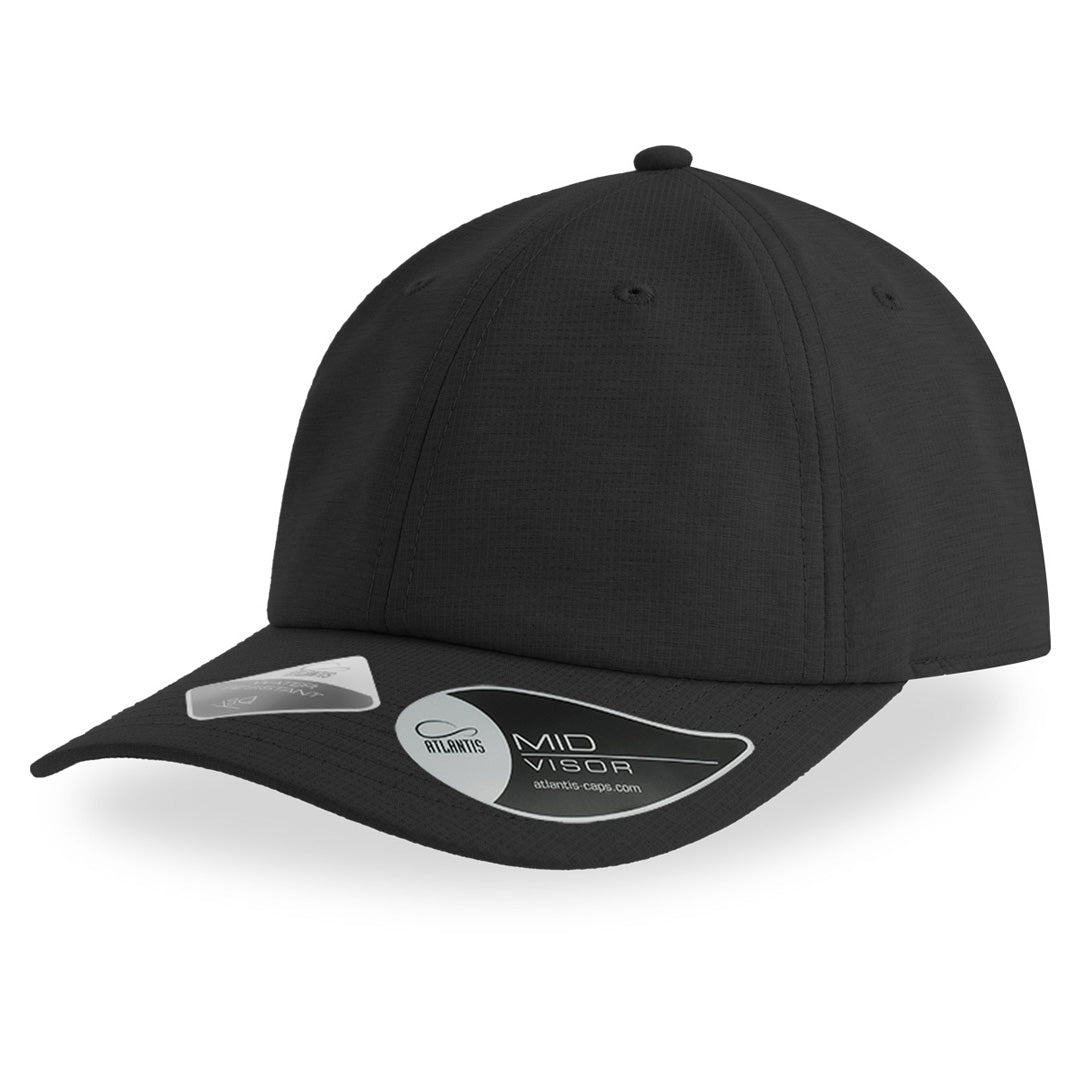 House of Uniforms The Energy Cap | Atlantis Atlantis Headwear Black