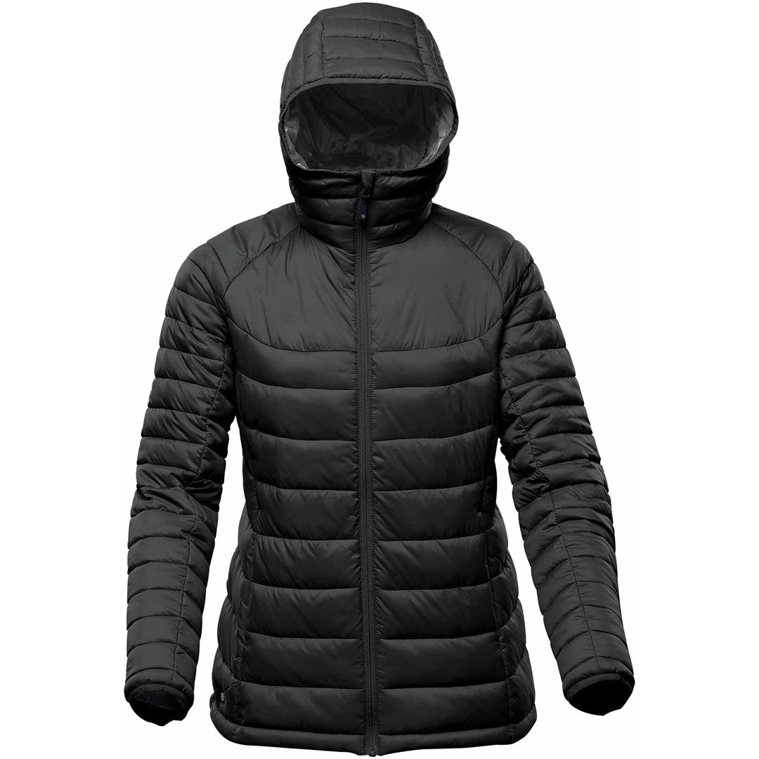 House of Uniforms The Stavanger Thermal Jacket | Ladies Stormtech Black/Graphite