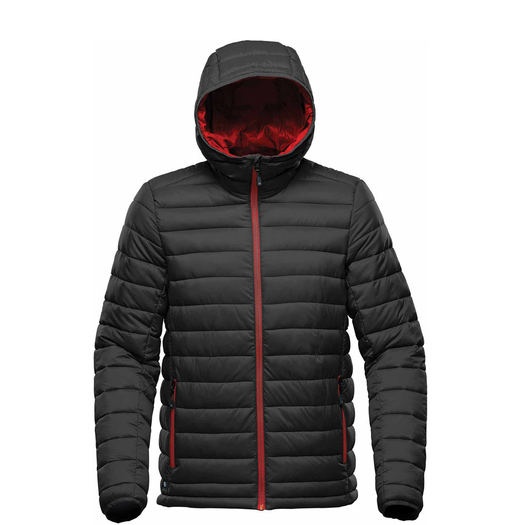 House of Uniforms The Stavanger Thermal Jacket | Mens Stormtech Black/Red