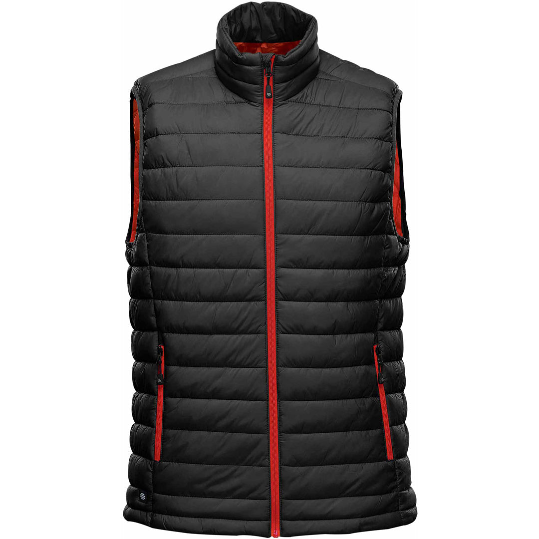 House of Uniforms The Stavanger Thermal Vest | Mens Stormtech Black/Red