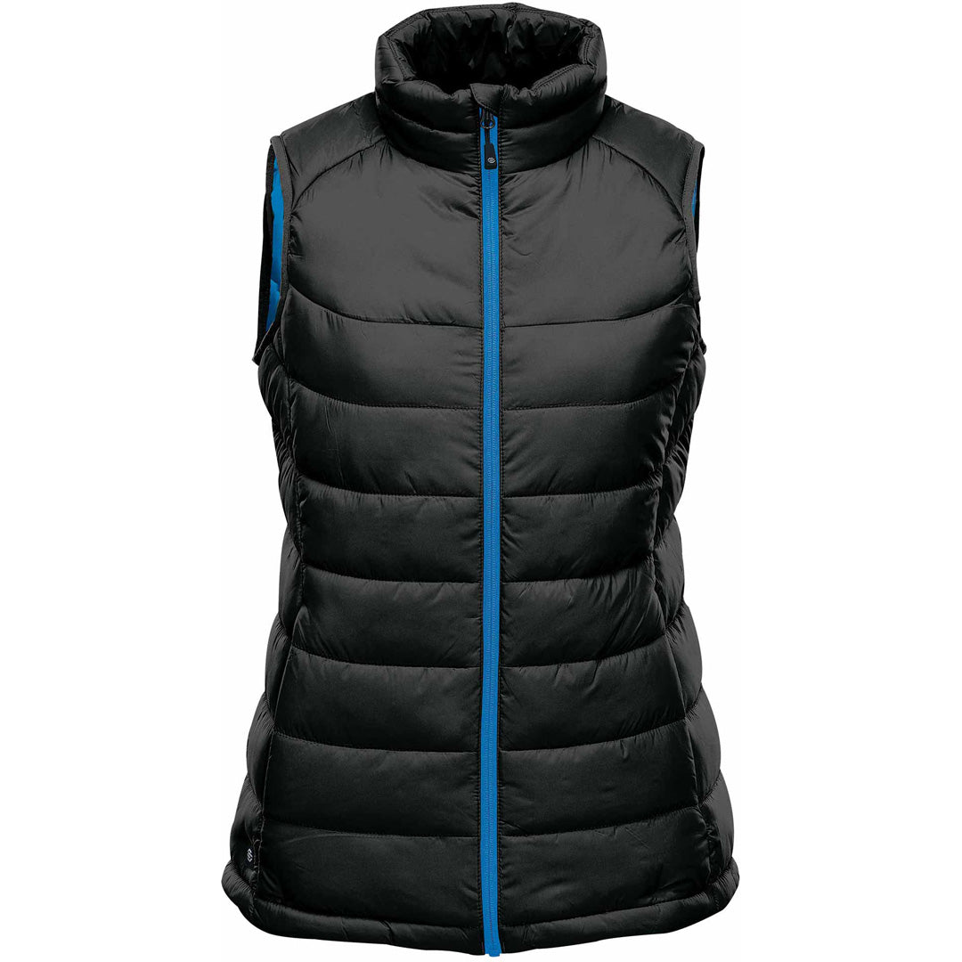 House of Uniforms The Stavanger Thermal Vest | Ladies Stormtech Black/Blue