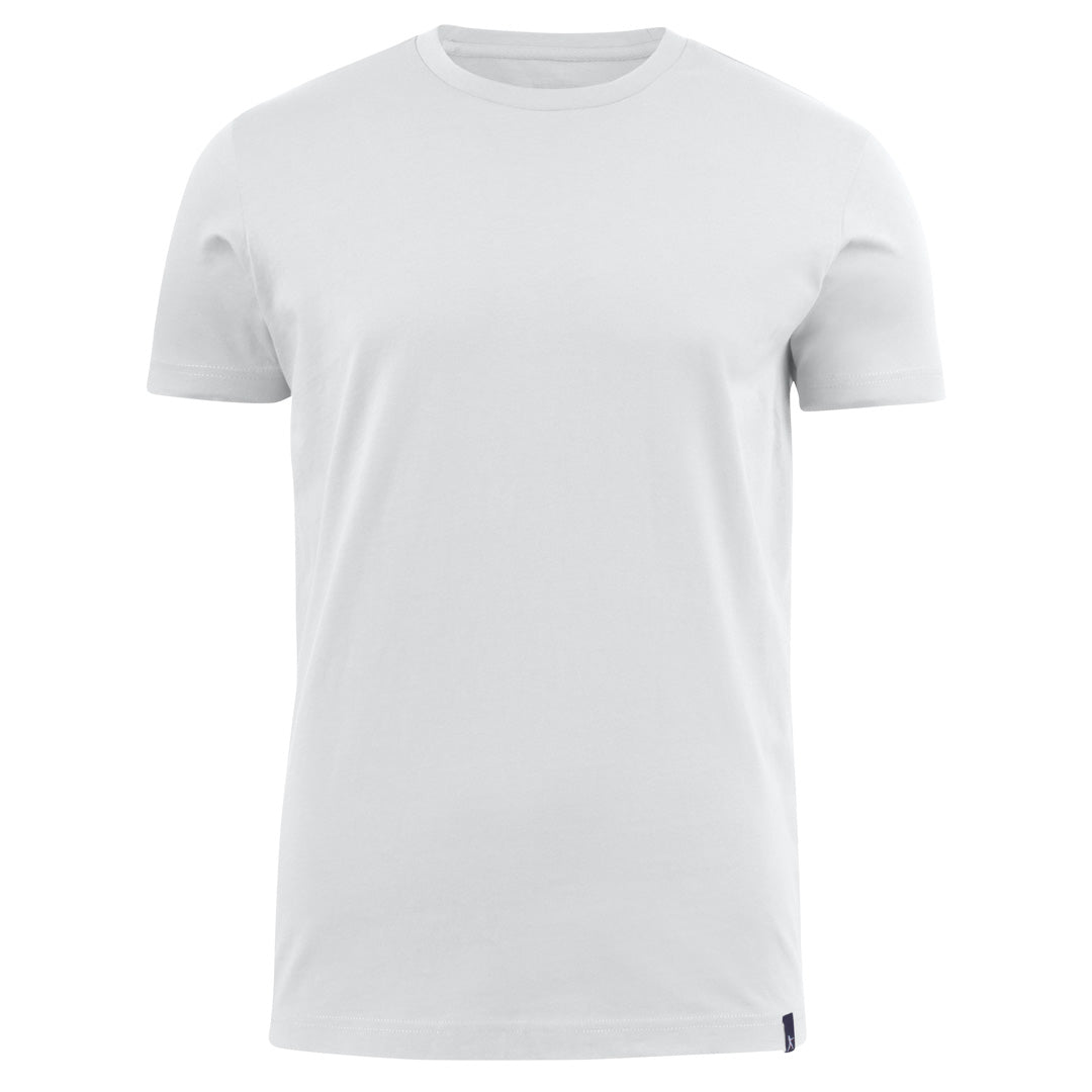 House of Uniforms The American U Tee | Mens James Harvest White