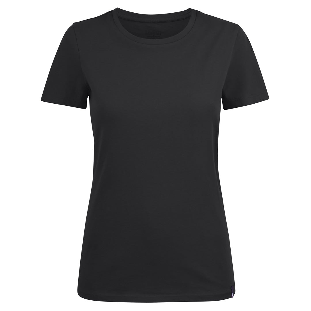 House of Uniforms The American U Tee | Ladies James Harvest Black