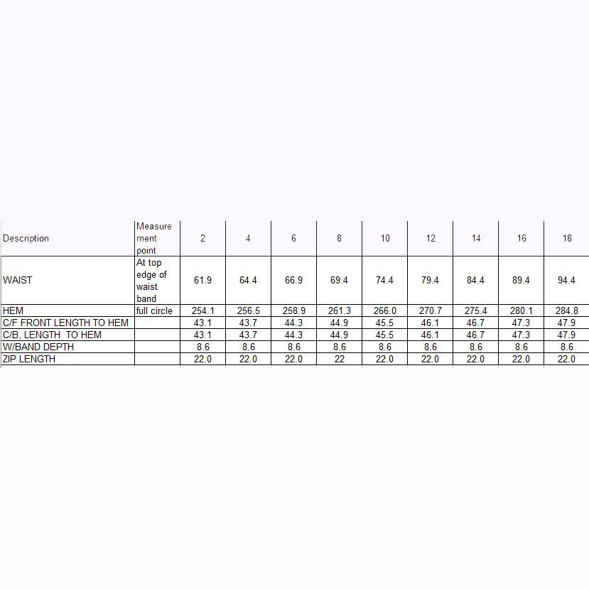 House of Uniforms Anna in the Garden | Skirt | Limited Edition Bourne Crisp